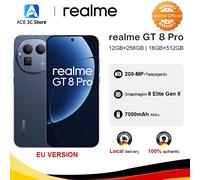 Version européenne du smartphone realme GT 8 Pro 5G : processeur Snapdragon 8 Elite Gen 5, téléobjectif Ultra Clarity de 200 Mpx, batterie de 7 000 mAh, NFC Diary White
