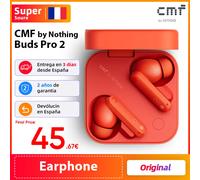 Version Globale CMF by Nothing Buds Pro 2, Écouteurs sans Fil avec Réduction de Bruit Active Hybride 50 dB, IP55, BT5.3, CMF Buds Pro 2 Blue