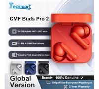 Version Globale Cmf by Nothing Buds Pro 2, Écouteurs sans Fil avec Réduction de Bruit Active Hybride 50 dB, IP55, BT5.3, Cmf Buds Pro 2 noir
