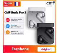 Version Globale CMF by Nothing Buds Pro 2, Écouteurs sans Fil avec Réduction de Bruit Active Hybride 50 dB, IP55, BT5.3, CMF Buds Pro 2 Orange