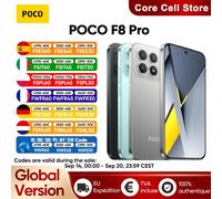 Version Globale du Smartphone POCO F8 Pro 5G Snapdragon ® 8 Elite Écran AMOLED 6,59' pour la protection des yeux, HyperCharge 100W, 6210mAh, IP68, NFC Blue