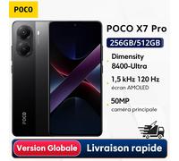 Version Globale du Smartphone POCO X7 Pro, Dimensity 8400-Ultra, HyperCharge 90W, 6000mAh, NFC, Écran AMOLED 6,67 K 120Hz Yellow