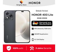 Honor 400 Lite 17 cm (6.7") Double SIM MagicOS 9.0 5G Micro-USB 8 Go 256 Go 5230 mAh Noir
