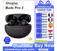 OnePlus Écouteurs Buds Pro 3 BT5.4 LHDC 5.0 Réduction du bruit 50 dB Noir G