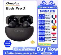 OnePlus Écouteurs Buds Pro 3 BT5.4 LHDC 5.0 Réduction du bruit 50 dB Noir G
