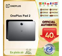 Version Globale OnePlus Pad 2 Snapdragon 8 Gen 3 16 Go + 512 Go de Stockage Écran 12,1'' 144 Hz 67W SUPERVOOC Appareil Photo 13 MP OS 14.1 Android Nimbus Gray
