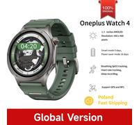 Version Globale OnePlus Watch 4, Montre Connectée OnePlus, Écran AMOLED 1,5”, Snapdragon W5 Gen 1, jusqu'à 16 jours d'autonomie, GPS, NFC, Montre Intelligente pour Hommes black