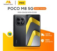 POCO Smartphone POCO M8 8 Go RAM 512 Go 6,77 pouces Argent