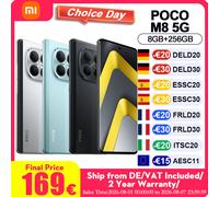 Version Globale Poco M8 5G - Téléphones Mobiles avec Écran AMOLED Flow 6,77' 120Hz, Système de Double Caméra IA 50MP, Charge Turbo 45W, Snapdragon ® 6ème génération 3 Vert 8 Go 512 Go