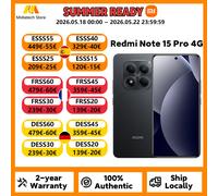 Version Globale Redmi Note 15 Pro 4G Smartphone Batterie 6500mAh 45W Caméra Principale 200MP OIS Écran 6.77" 120Hz Téléphone Portable Xiaomi Gold