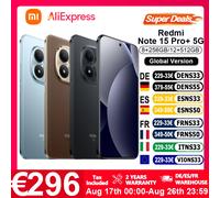 Xiaomi Redmi Note 15 Pro+ 5G Dual-SIM 256 Go Bleu