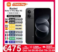 Version Globale Redmi Note 17 Pro Max 5G Smartphone 5G Écran AMOLED 6,83' Batterie 9210mAh 100W HyperCharge IP66 IP68 Corning Gorilla Glass Victus 2 Puissant Snapdragon ® Système d'imagerie Vert