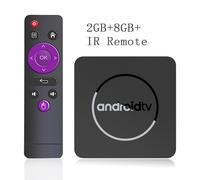 Version globale Smart TV Box Android13 Allwinnerh313 Google Assistant 2GB16GB 5G WiFi Bluetooth 4K HDR10 Multi Language Player - Type 2GB8GB IR