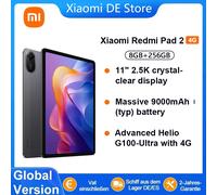 Version Globale Xiaomi Redmi Pad 2 4G 11 pouces, écran 2.5K ultra-clair, prend en charge jusqu'à 2 To de stockage extensible, batterie 9000 mAh, 8+256 Go Gris graphite