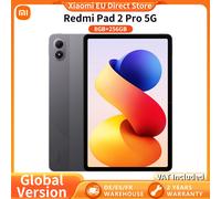 Version globale Xiaomi Redmi Pad 2 Pro 5G 12,1 pouces, batterie 12000 mAh, Type-C, Xiaomi HyperOS, quatre haut-parleurs pour un son stéréo immersif Graphite Gray 8GB 256GB