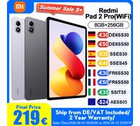 Version Globale Xiaomi Redmi Pad 2 Pro Wi-Fi 8+256 Go, Écran 12,1 pouces 2.5K Crystal-Clear Certifié Protection Oculaire, Haut-parleurs Quad, Batterie Massif 12 000 mAh (typ), Tablette PC Argent