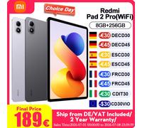 Tablette Xiaomi Redmi Pad 2 Pro Wi-Fi version globale : écran de 12,1 pouces avec une résolution 2,5K exceptionnellement nette, quatre haut-parleurs pour un son immersif Violette lavande