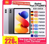 Xiaomi Tablette Redmi Pad 2 Pro 12,1" 2,5K, 8 Go RAM, 256 Go