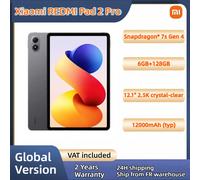 Version Globale Xiaomi Redmi Pad 2 Pro Xiaomi HyperOS 2 12,1 pouces 2,5K ultra-clair Snapdragon ® 7s Gen 4 Type-C avec Redmi Smart Pen Graphite Gray With Smart Pen