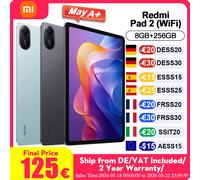 Version Globale Xiaomi Redmi Pad 2 Wifi 11 " Écran 2.5K Cristallin avec Processeur MediaTek Helio G100 Ultra Batterie de 9000 mAh Gris graphite