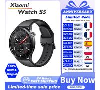 Version Globale Xiaomi Watch S5 Montre Connectée Écran AMOLED 1,48 pouces Autonomie de 21 Jours Surveillance de la Santé 24h/24 Plus de 150 Modes Sportifs Black