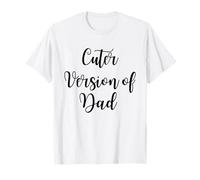 Version Mignonne de Papa drôle Nouveau-né Fils Fille T-Shirt