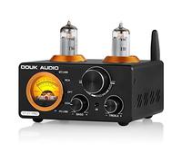 [Version Mise à Jour] ST-01 Pro 200W Amplificateur Hi-FI Mini récepteur Audio Bluetooth 5.0 Amplificateur à Tubes numérique avec VU-mètre, USB DAC Coax/Opt