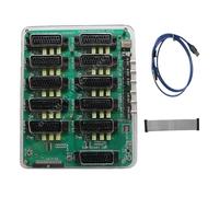 Version Mise À Niveau Du Distributeur EUR Scart, 10 Entrées 1 Sortie, Carte De Commutation De Convertisseur Vidéo RGBS Automatique, Compatible For MD,ss/dc/Wii(2)