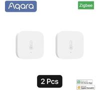 Version Mondiale Aqara Capteur De Température Et D'Humidité Capteur De Pression D'Air Intelligent Zigbee Maison Intelligente Pour Xiaomi App Mi Home Homekit App.2Pcs.