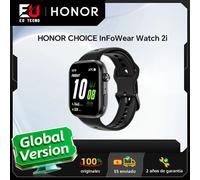 Version mondiale HONOR CHOICE InFoWear montre 2i Smartwatch 1.85 pouces AMOLED écran surveillance de la santé toute la journée appel Bluetooth Black