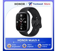 HONOR Watch 4 Noir ROM 4Go Montre Connectée 1,75 pouce AMOLED Fitness-Tracker SpO2 Surveillance de pression Appel Bluetooth