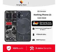 Version mondiale Nothing Phone 2 Snapdragon 8+ Gen 1 Écran OLED LTPO flexible de 6,7 pouces Appareil photo principal 50 Mpx Batterie 4700 mAh Nothing OS 2.0 BLANC