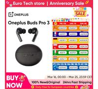 Version mondiale Oneplus Buds Pro 3 TWS Bluetooth écouteur 50dB suppression Active du bruit 43h autonomie de la batterie Bluetooth 5.4 IP55 AAC SBC Sapphire Blue