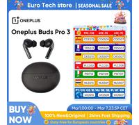 Version mondiale Oneplus Buds Pro 3 TWS Bluetooth écouteur 50dB suppression Active du bruit 43h autonomie de la batterie Bluetooth 5.4 IP55 AAC SBC Midnight Opus