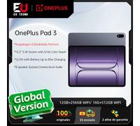 OnePlus Pad 3 Qualcomm Snapdragon 512 Go 33,5 cm (13.2") 16 Go Wi-Fi 7 (802.11be) Android 15 Bleu