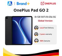 Version mondiale OnePlus Pad GO 2 8+128 Go WiFi, 8+256 5G, écran 12,1 pouces 2,8k, 10 050 mAh 33 W, OxygenOS 16, Wi-Fi 6, Bluetooth 5.4 8GB+128GB WiFi Shadow Black