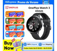 OnePlus Montre intelligente OnePlus Watch 3 43 mm Acier inoxydable Argent