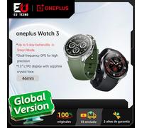 MONTRE INTELLIGENTE - OnePlus Watch 3 Titane émeraude 46mm Bluetooth OPWWE251