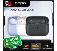 Version mondiale OPPO Enco Buds3 Pro Écouteurs sans fil, autonomie de 54 heures, haut-parleur dynamique de 12,4 mm, BT 5.4, IP55 Graphite Grey