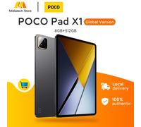 Version mondiale POCO Pad X1 Snapdragon 7+ Gen 3 Processeur Écran cristallin 3,2K 144 Hz Batterie 8850 mAh Charge 45 W Tablette POCO Black
