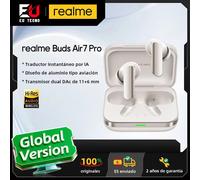 Global Version realme Buds Air 7 Pro Ecouteurs sans fil 53dB Real-time Noise Cancellation Bluetooth 5.4 Jusqu'à 48 heures d'écoute Fiery Red