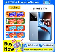 Realme Smartphone GT 7T 5G - Dimensity 8400 Max, AMOLED 6,8 pouces, 12 Go RAM, 256 Go, Jaune