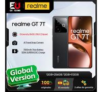 Version mondiale realme GT 7T 5G Smartphone Dimensity 8400-MAX 6.8 ''120Hz affichage 7000mAh 120W SUPERVOOC caméra de Charge 50MP 12GB 512GB Yellow