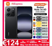 Xiaomi Redmi Note 14 16,9 cm (6.67") Double SIM hybride 4G USB Type-C 6 Go 128 Go 5500 mAh Noir