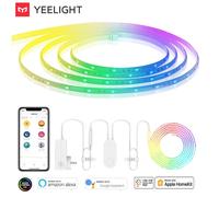 Version mondiale Yeelight Aurora bande lumineuse intelligente 1S RGB coloré WiFi 2M à 10M 60 LED bande lumineuse pour APP xiaomi mi maison Homekit 1M extended strip