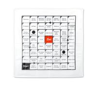 Version NÉERLANDAIS, Jeu à Boire pour Adultes, sur Une Nappe de 70 x 70 cm, 54 terrains de Jeu avec des tâches, Game Société pour Apéro & Soirées, Drinking Game