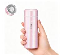 【Version OPTIMISÉE】Exllena Mini Gourde Isotherme 250ml- Petite Bouteille Isotherme Sans BPA & Anti-Fuite Parfaite pour Sac à Main, Idéale pour Voyage et Bureau(Rose Brillant)