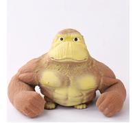 Version sable - Grand Jouet Géant Anti-stress Orang-outan Fidget, Singe Élastique Squishy, Gorille Drôle, Déc