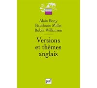 Versions et thèmes anglais - Baudouin Millet - Puf - broché - Etude