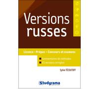 Versions russes - Sylvie Tecoutoff - Studyrama Eds - broché - Méthode de langue